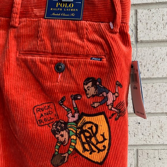 Polo Ralph Lauren Graphic Corduroy Football Pants - Picture 11 of 15